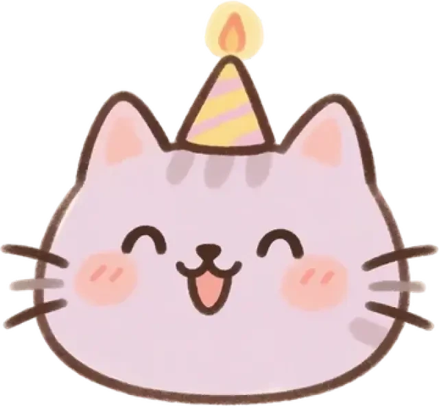 Party cat sprite