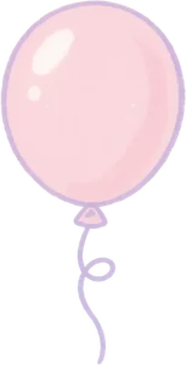 Pastel balloon sprite