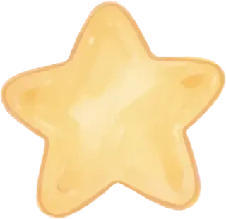 Soft pastel star sprite