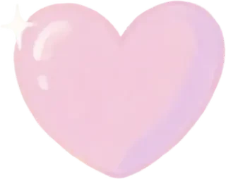 Soft pink heart sprite