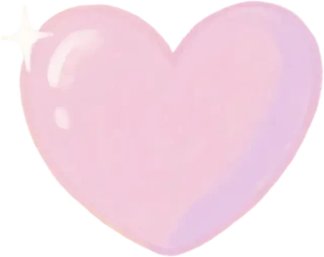 Soft pink heart sprite