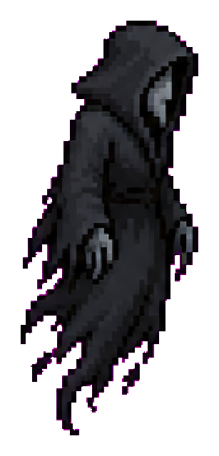 Спрайт врага-дементора (прозрачный PNG)