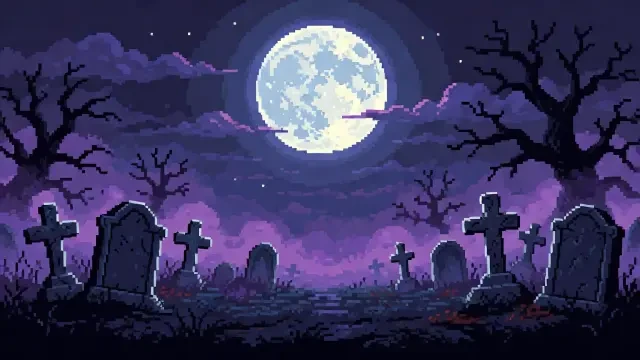 Cementerio Bañado por la Luna: fondo del nivel 2
