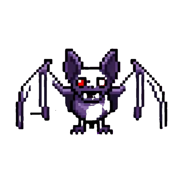 Sprite del enemigo murciélago vampiro