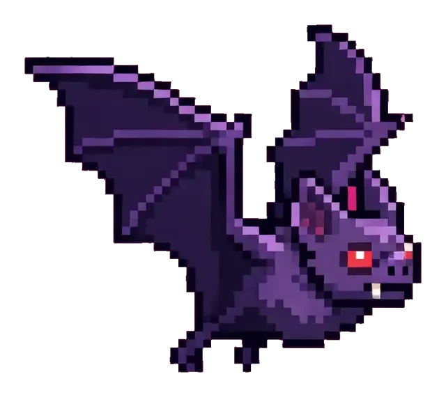 Vampire bat enemy sprite