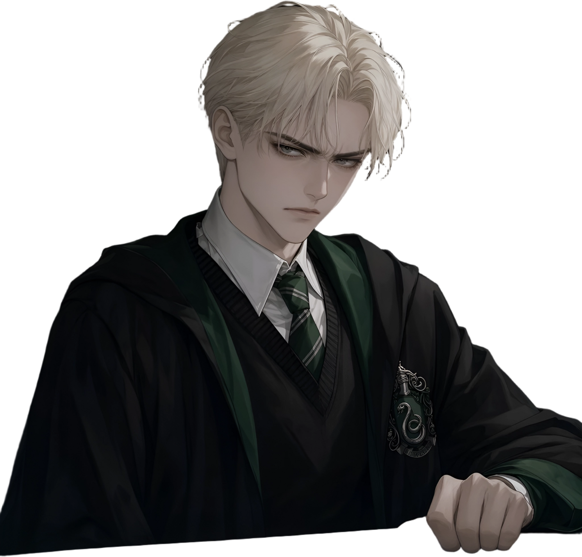 Draco Malfoy — angespannter Sprite