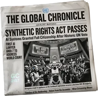Recorte — PNG transparente da primeira página do jornal