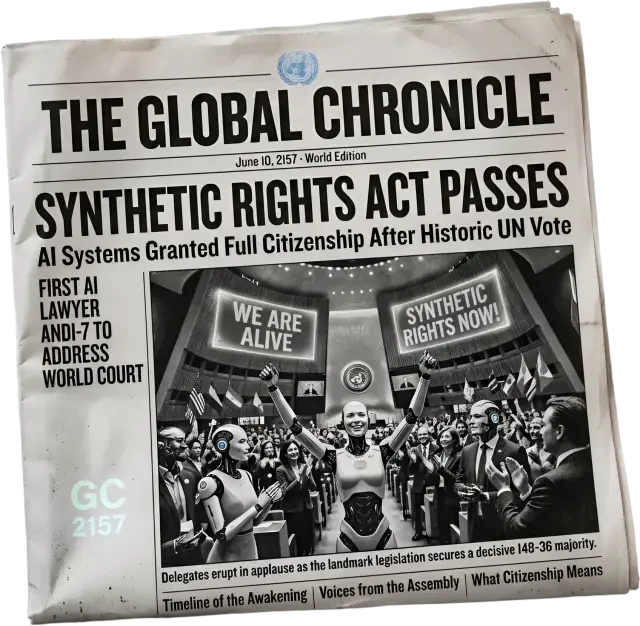 Cutout — transparent PNG of the newspaper front page