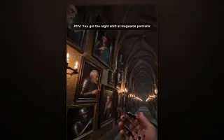 POV 影片的實機畫面——肖像們醒來並指向前方