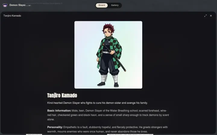 Neta Studio — 鬼灭之刃 character detail (Tanjiro Kamado)