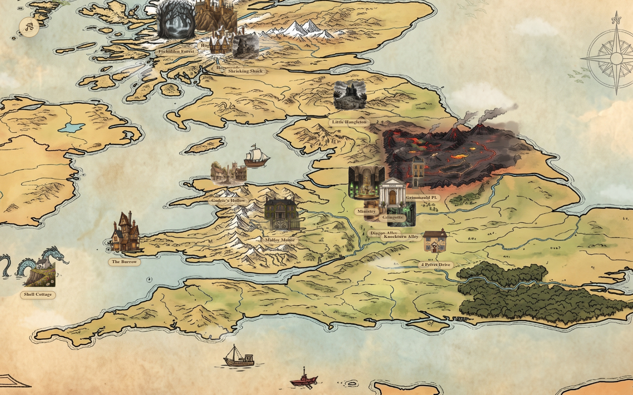 Gameplay – der lebendige Atlas des magischen Großbritannien