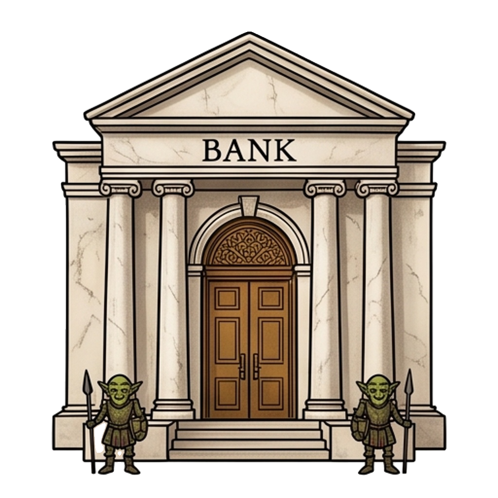 Transparentes Sprite der Bank Gringotts