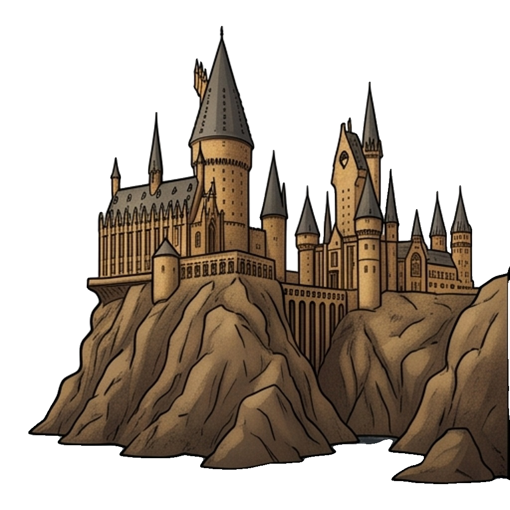 Transparentes Sprite Schloss Hogwarts