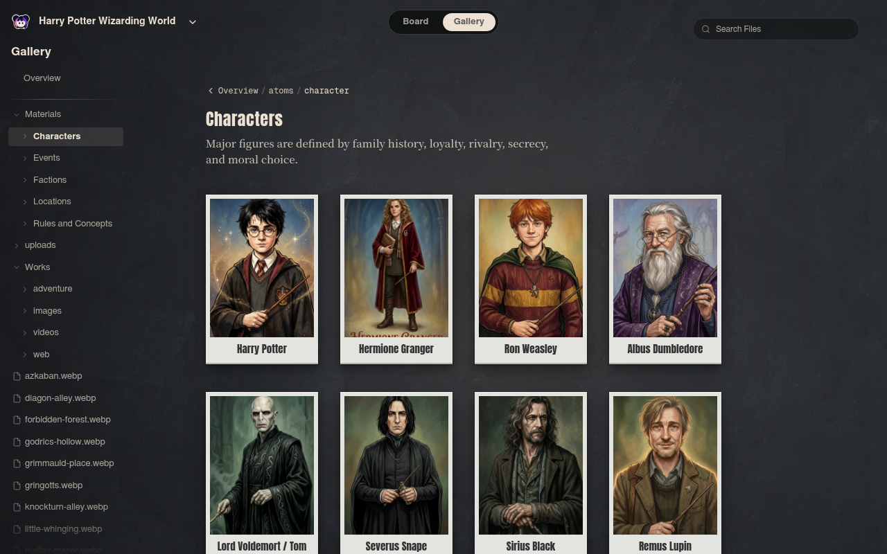 Neta Studio – Charakterkarten der Harry-Potter-Zauberwelt