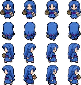 Eirin (八意永琳) – Spritebogen