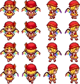Flandre (芙兰朵露·斯卡蕾特) – Spritebogen
