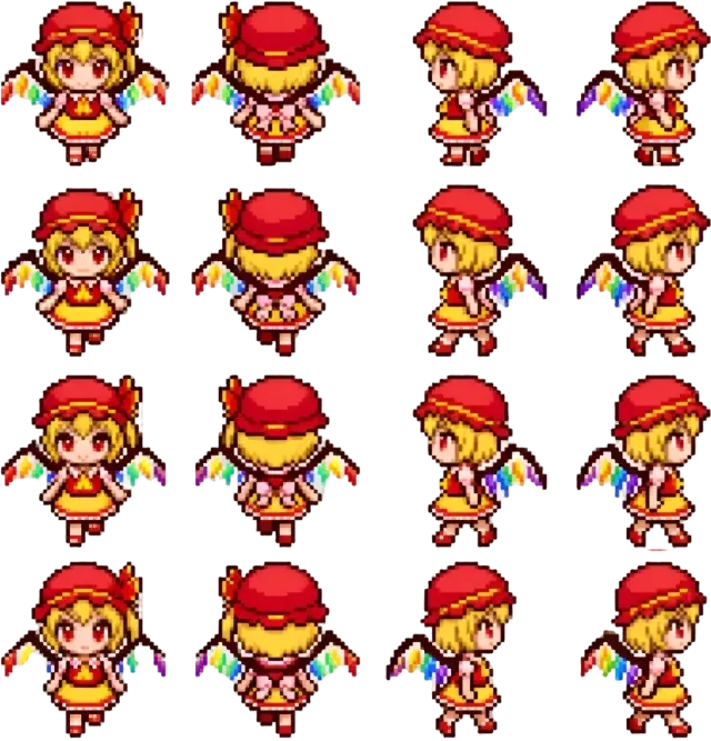 Flandre (芙兰朵露·斯卡蕾特) – Spritebogen