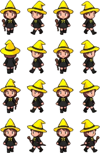 Marisa (雾雨魔理沙) – Spritebogen