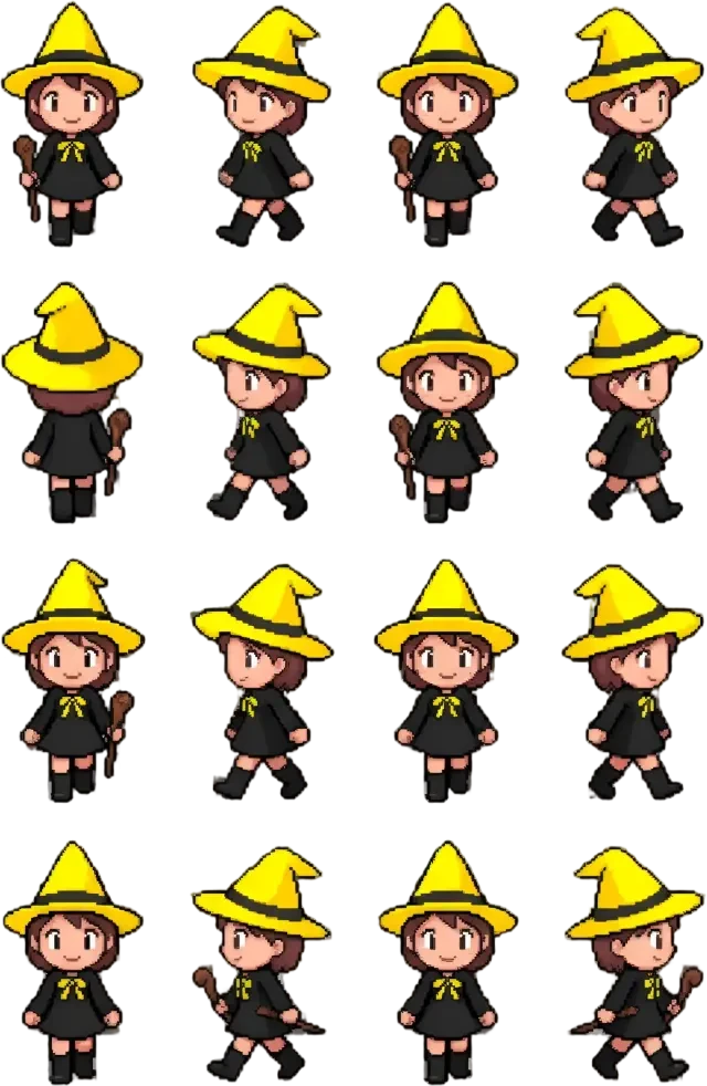 Marisa (雾雨魔理沙) – Spritebogen