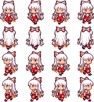 Mokou (藤原妹红) – Spritebogen