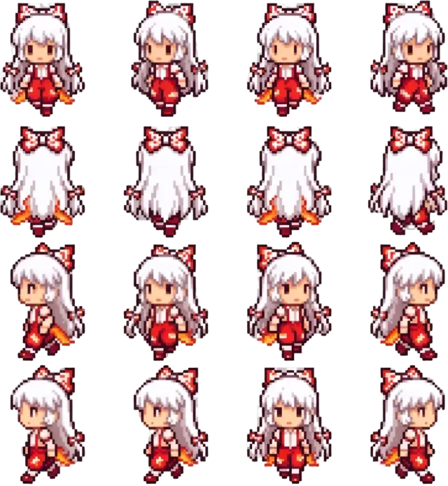 Mokou (藤原妹红) – Spritebogen