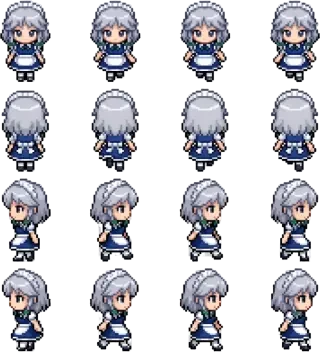 Sakuya (十六夜咲夜) – Spritebogen