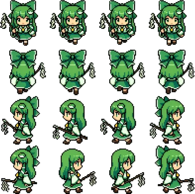 Sanae (东风谷早苗) – Spritebogen