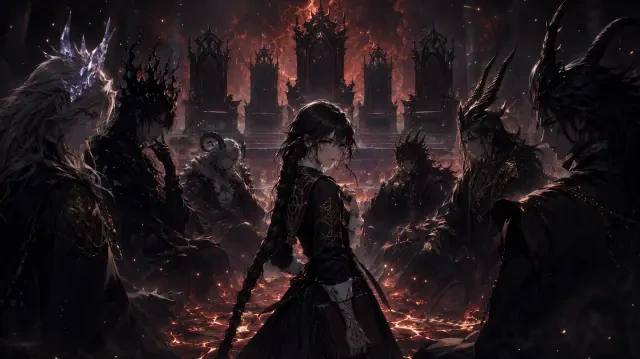 Infernal — Interaktives Dark-Fantasy-Dämonen-Romance-Spiel | Jetzt online spielen