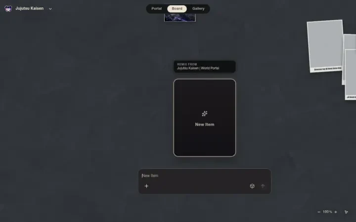 Neta Studio — Jujutsu Kaisen board & remix view