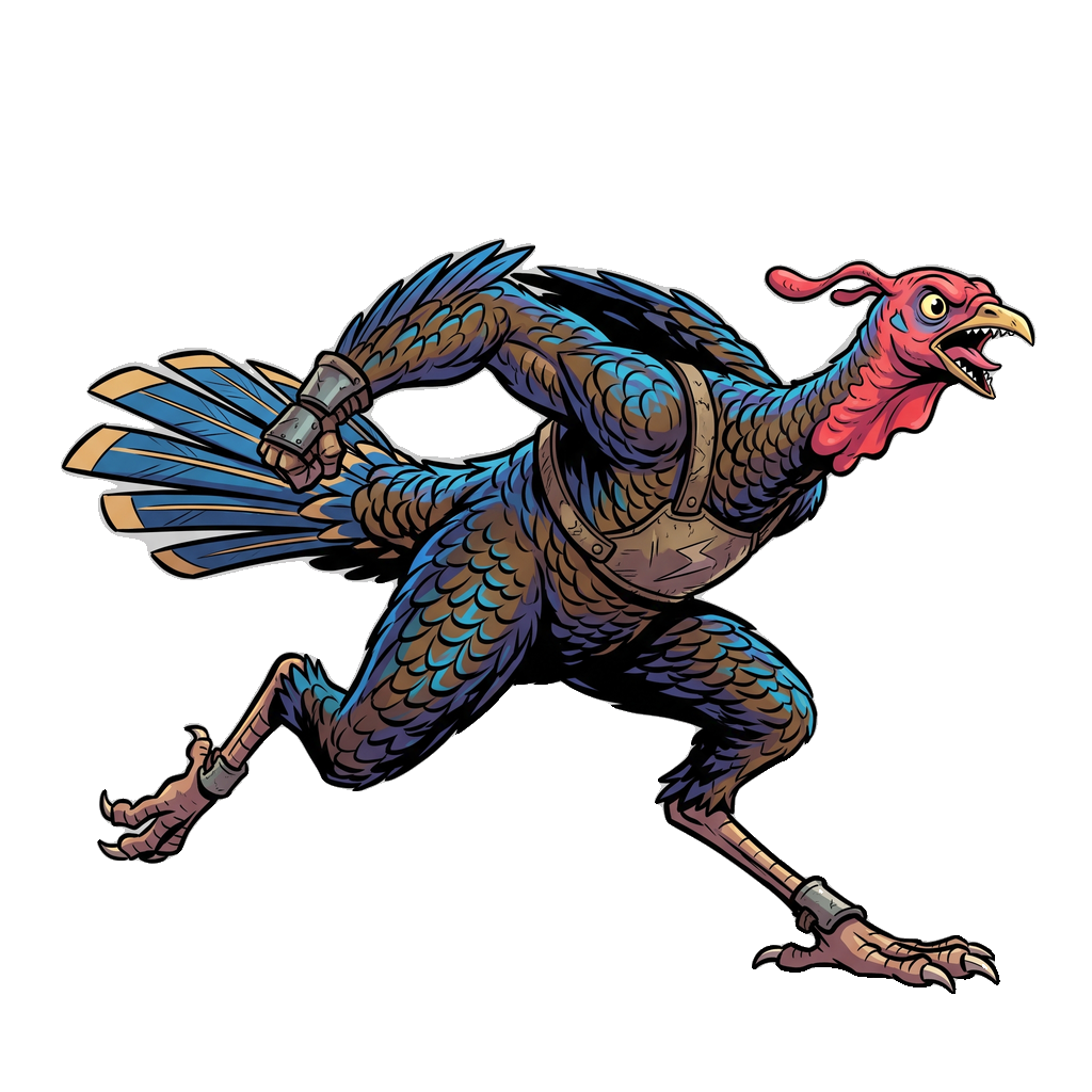 Sprite transparente do Turbo Turkey