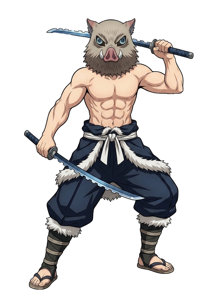 Inosuke Hashibira fierce sprite