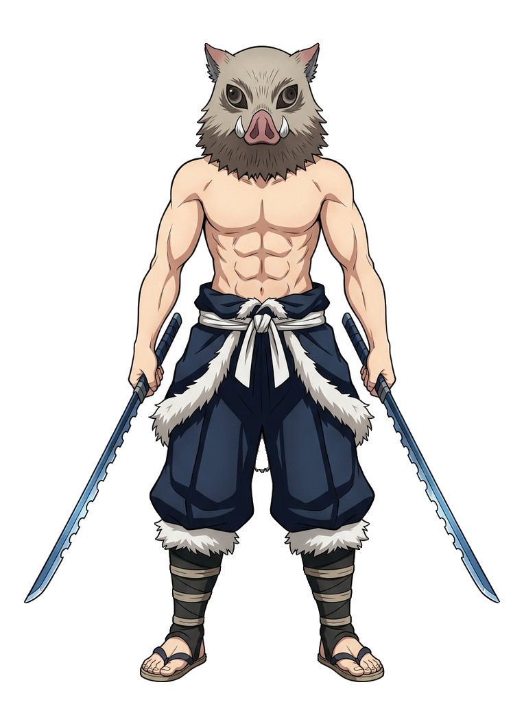Inosuke Hashibira neutral sprite