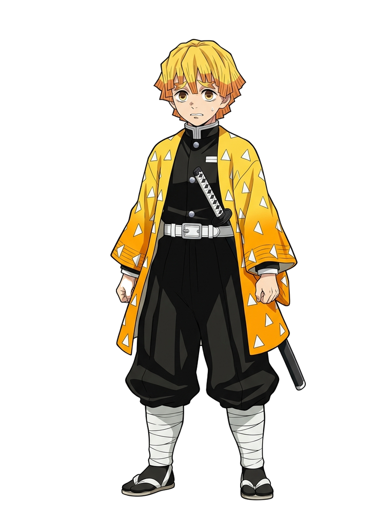 Zenitsu Agatsuma neutral sprite