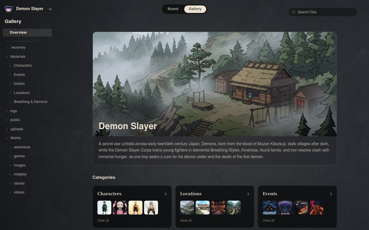 Neta Studio — Demon Slayer gallery view