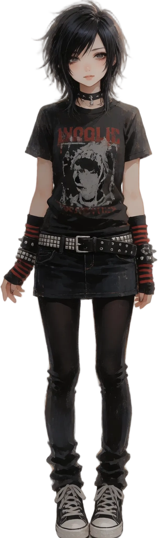 Transparentes Emo-Gamer-Sprite