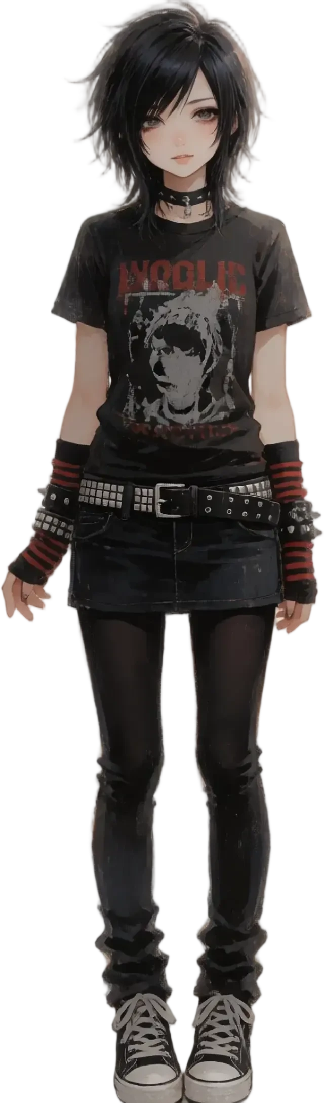 Transparentes Emo-Gamer-Sprite
