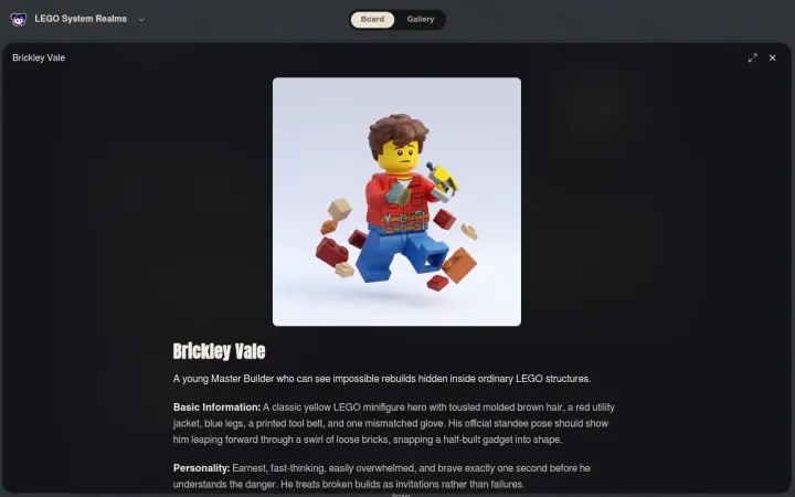 Neta Studio — Brickley Vale character editor