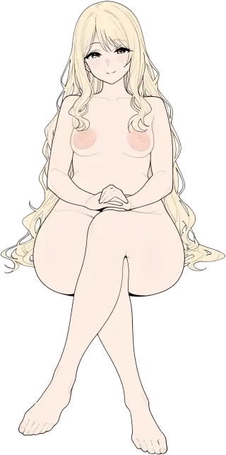 Lily Hart — Sprite nackt sitzend