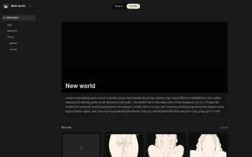 Neta Studio — die Weltübersicht und der Keim-Prompt