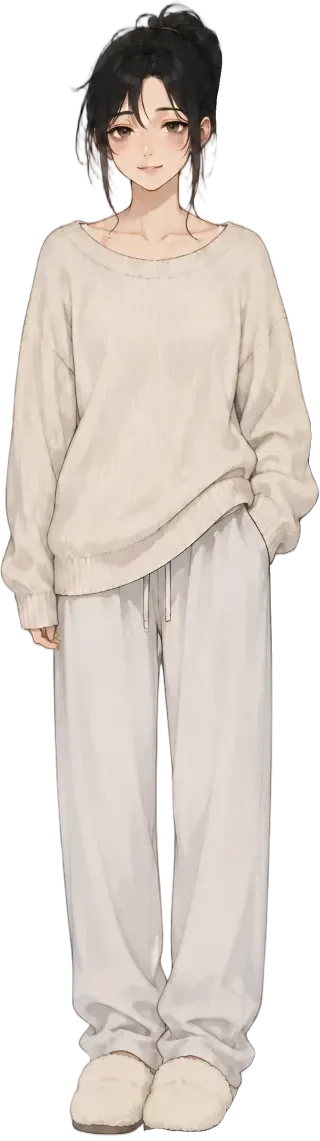 Yoru — lächelndes Sprite