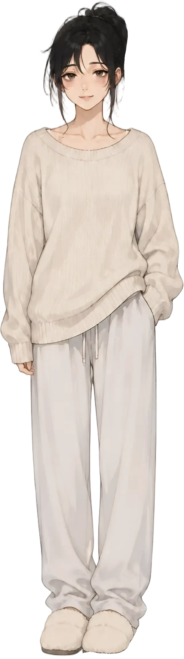 Yoru — sprite souriant