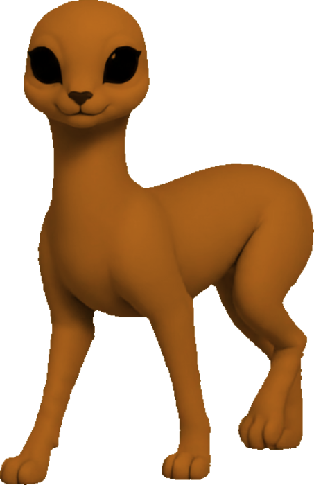 Hazel – transparentes Lumin-Sprite