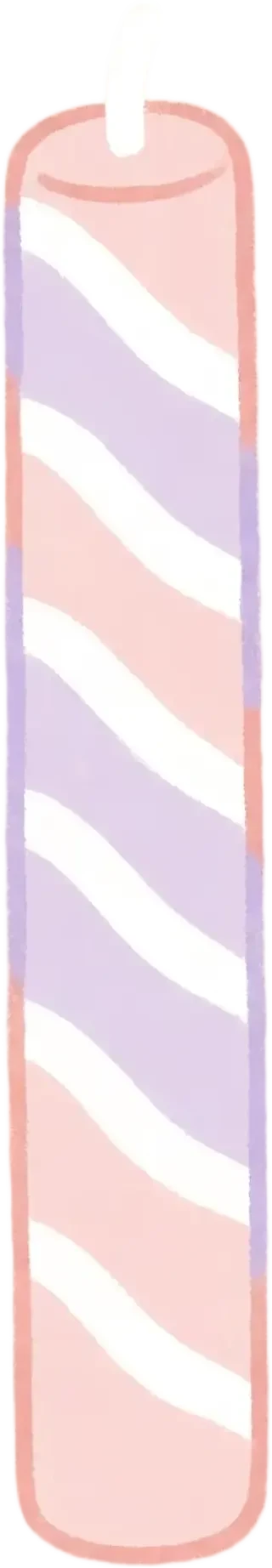 Birthday candle sprite — transparent PNG