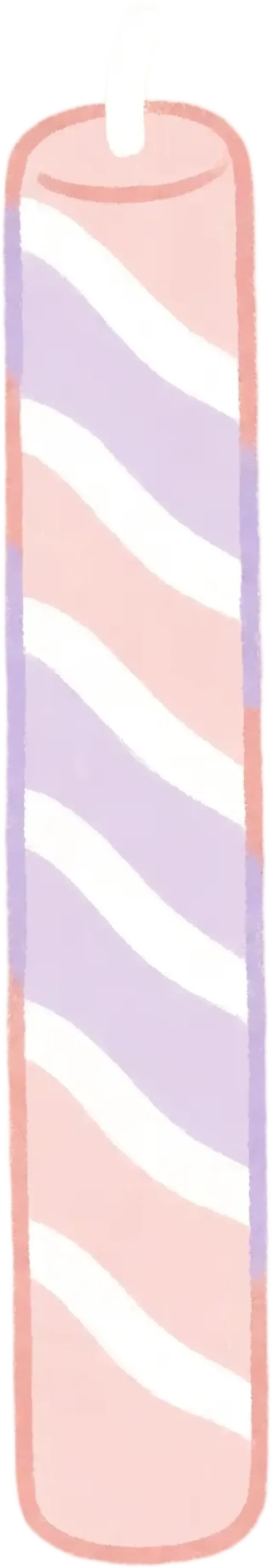 Birthday candle sprite — transparent PNG