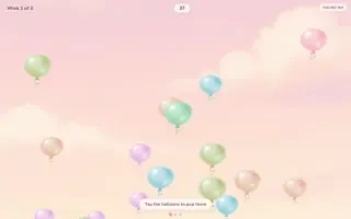 Gameplay — die Ballon-Platz-Szene