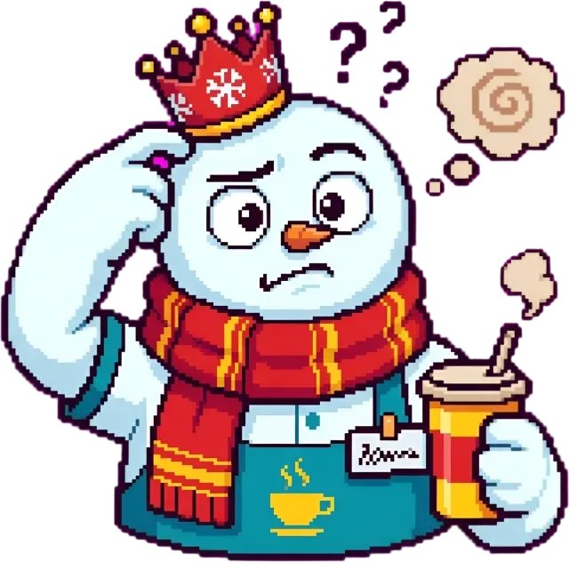 雪王店员——困惑立绘