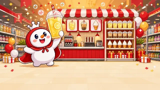 Merge Mixue Pixel Tea Shop – Baue dein Bubble-Tea-Imperium in der Supermarkt-Welt