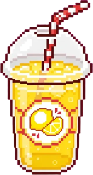 冰涼檸檬水杯素材