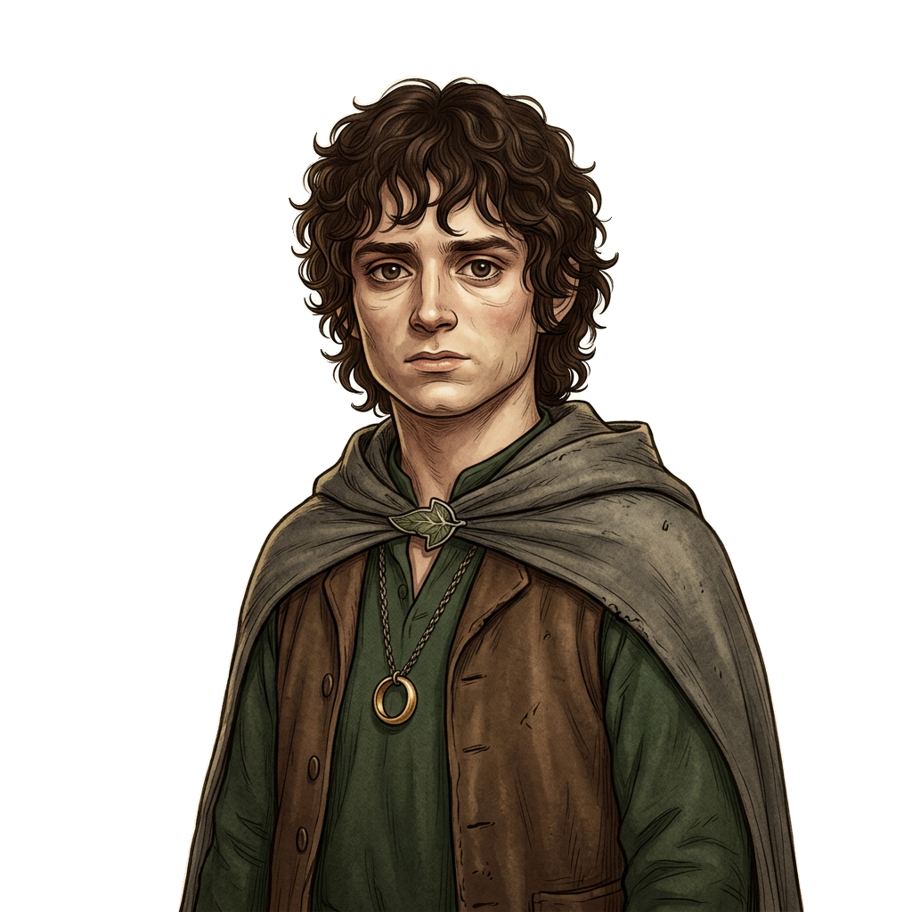 Sprite transparente de Frodo Bolsón