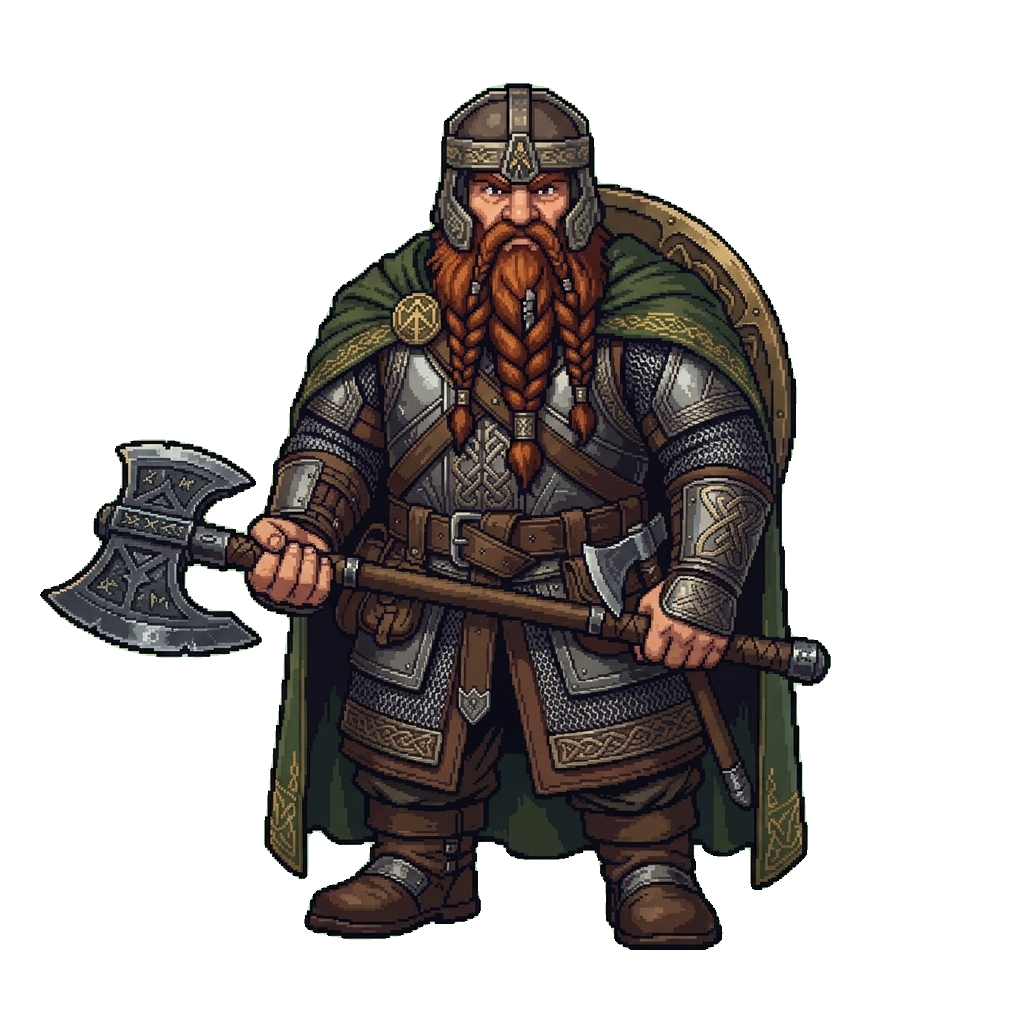 Sprite transparente de Gimli
